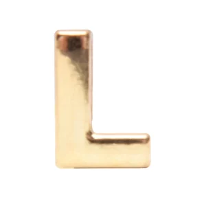 Letra Metal para Calcinha Personalizável (L)