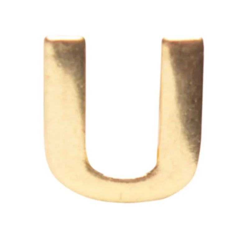 U - Letra Metal para Calcinha Personalizável (U)
