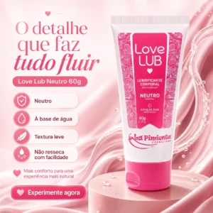 Gel Lubrificante Love Lub (Neutro) 60G - La Pimienta
