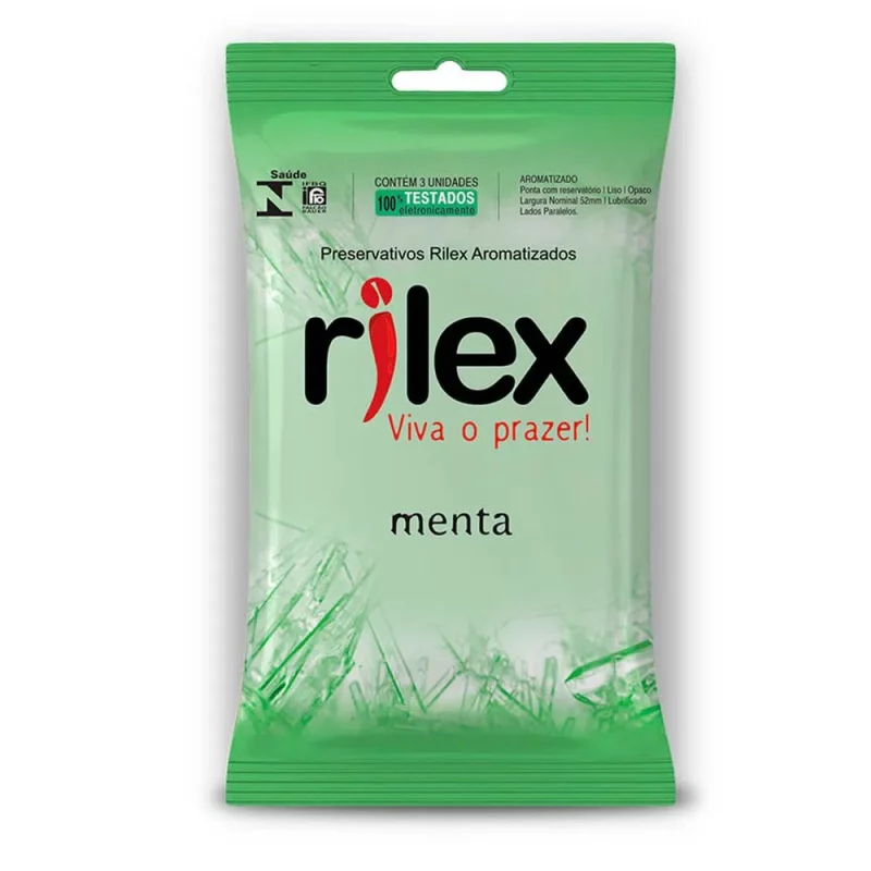Preservativo Aromático Menta C/ 3 Un - Rilex