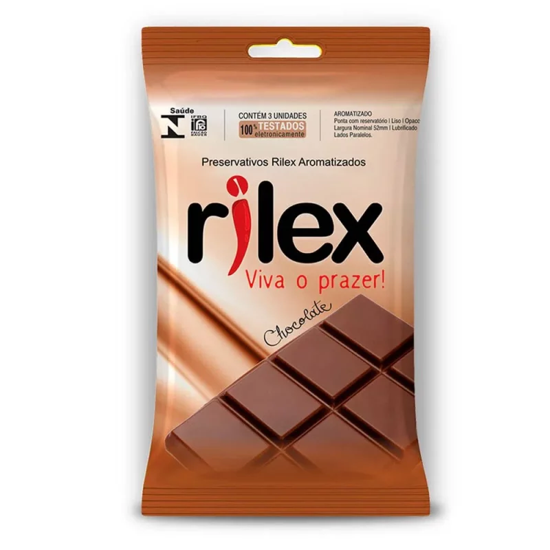 Preservativo Com Aroma De Chocolate - Rilex