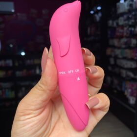 Gregori -VIBRADOR PONTO G GOLFINHO AVELUDADO 01 intensidade - pilha