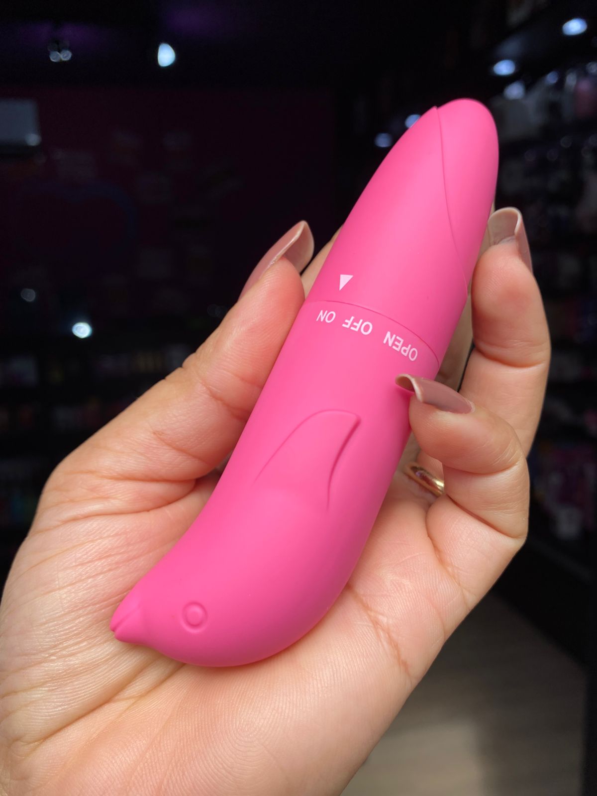 Gregori -V1BR4D0R PONTO G GOLFINHO AVELUDADO 01 intensidade - pilha