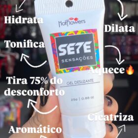Gel Deslizante Sete Sensações 25G - Hot Flowers