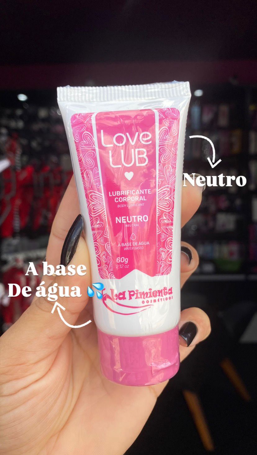 Gel Lubrificante Love Lub (Neutro) 60G - La Pimienta
