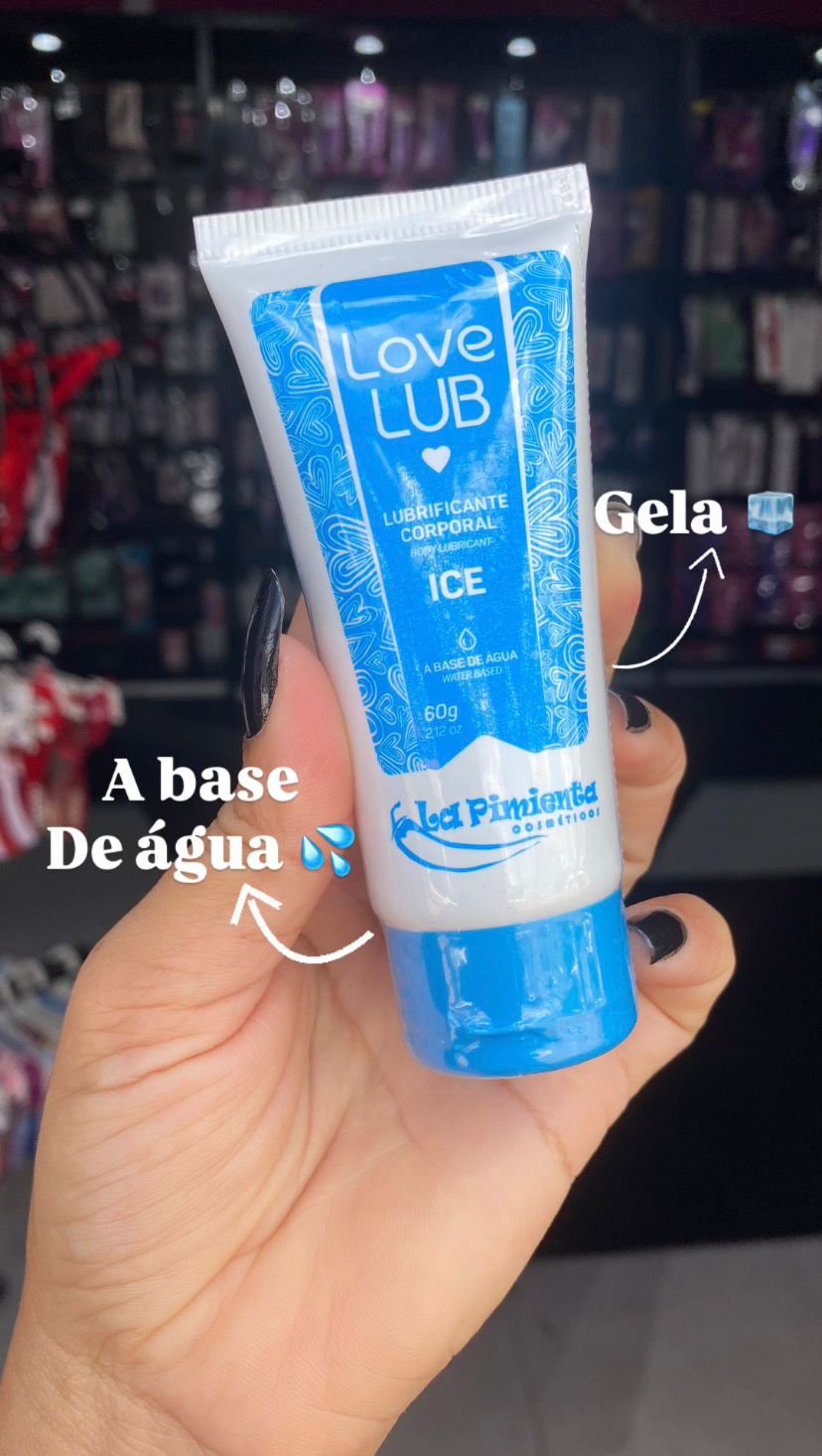 Lubrificante Love Lub (Esfria) Unissex 60G - La Pimienta