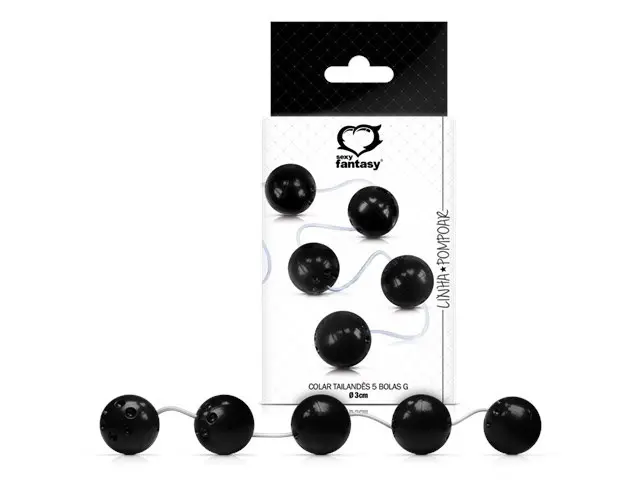 Bolinhas Tailandesa G C/ 5 Conjunto Para Pompoar (Ben-Wa)