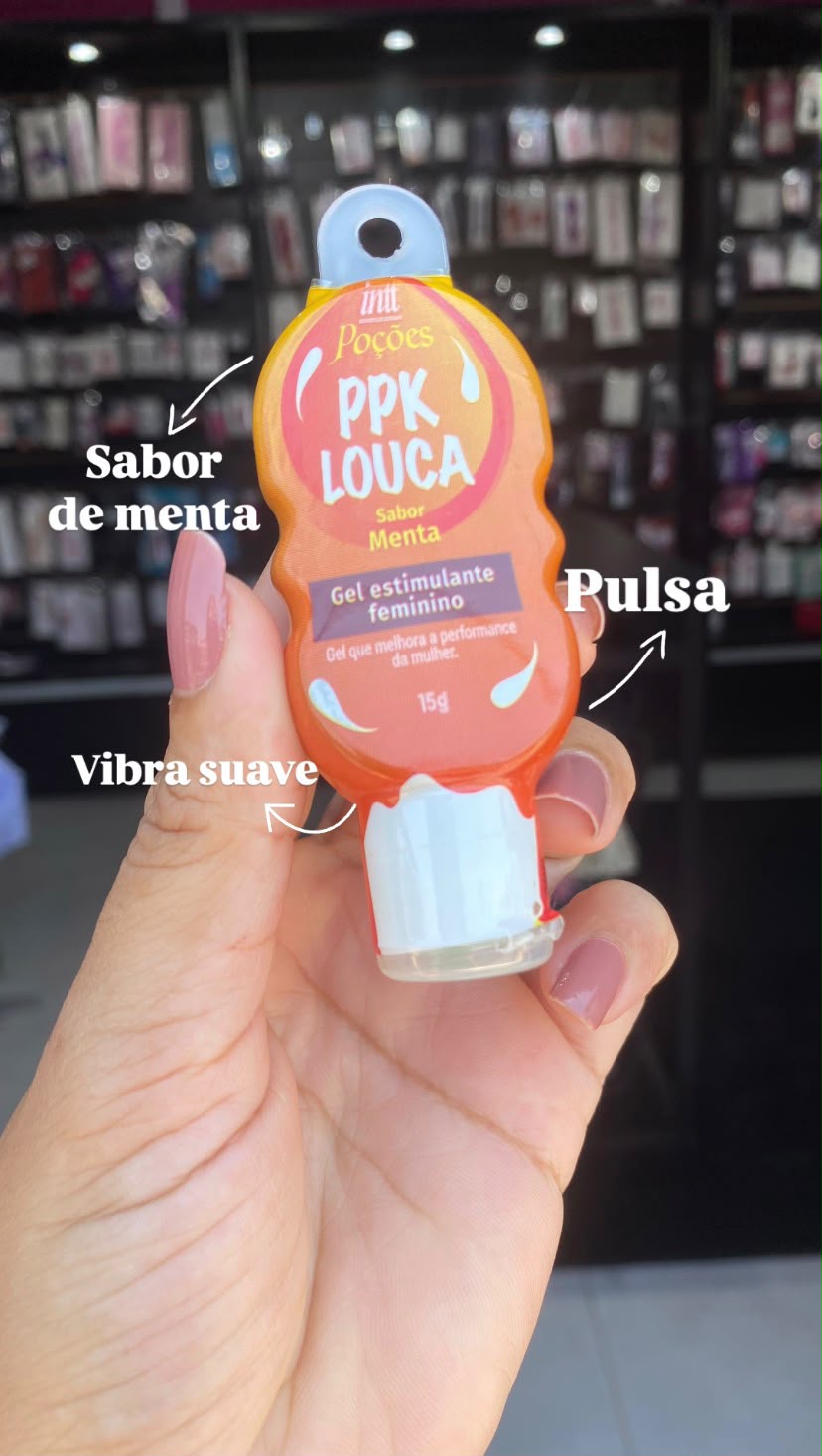 Gel PPK Louca (Esquenta, esfria, pulsa, vasodilata) 15g — comprar com embalagem discreta na iFody