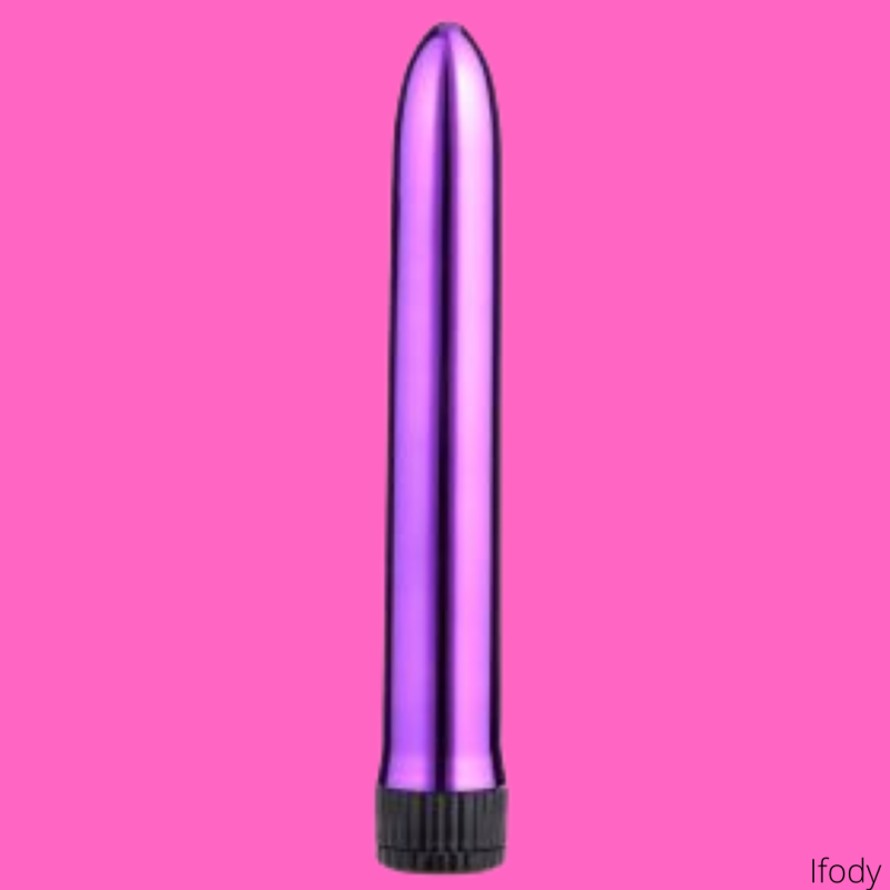 Vibrador Personal 17,5 Cm Cromado - Roxo - iDesire