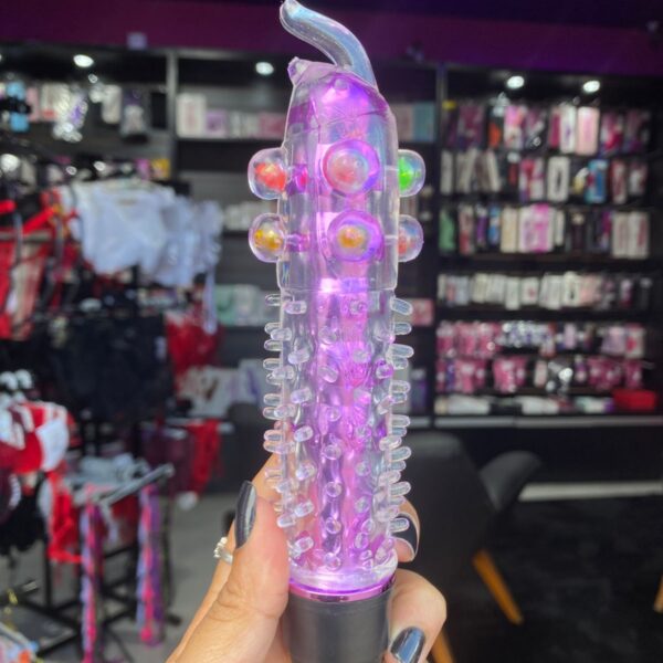 Samuel -Vibrador Personal com Pérolas em formato de elefante- multivelocidade (PE011E) pilha