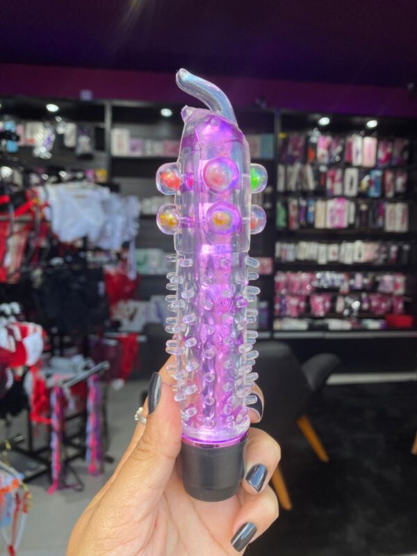 Samuel -Vibrador Personal com Pérolas em formato de elefante- multivelocidade (PE011E) pilha