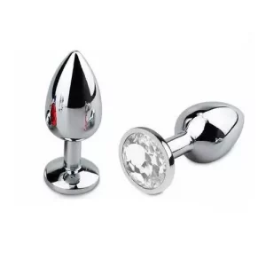 PLUG ANAL COM JOIA redonda tamanho – p (5845) Transparente