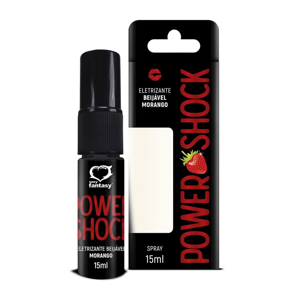 Vibrador Líquido Beijável Power Shock Spray 15 Ml - Sexy Fantasy — foto 1