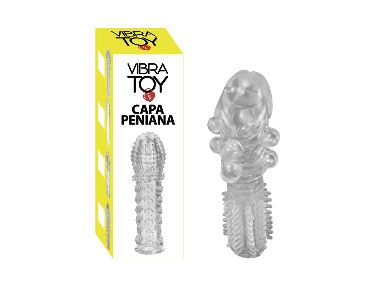 Capa Peniana Pérola Em Silicone
