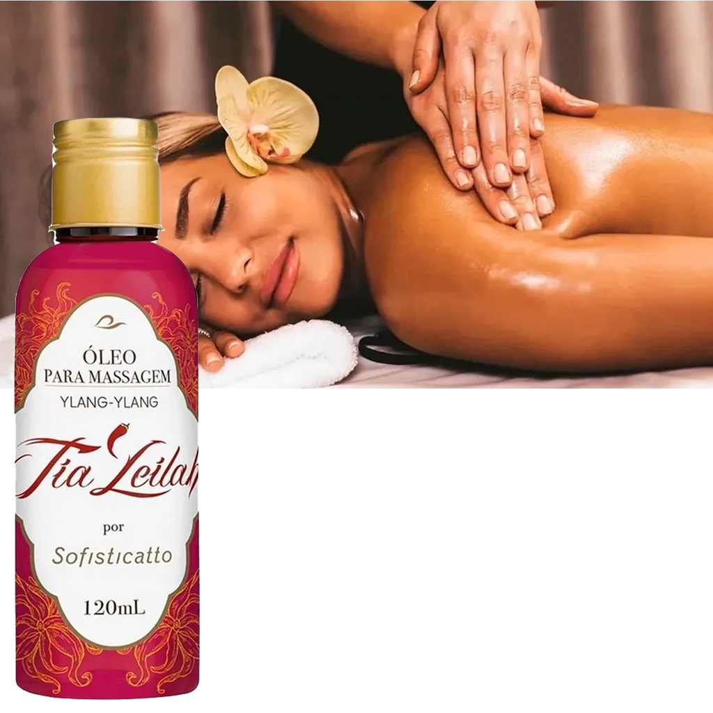 Óleo Para Massagem Tia Leilah Ylang Ylang 120Ml - Sofisticatto — foto 2