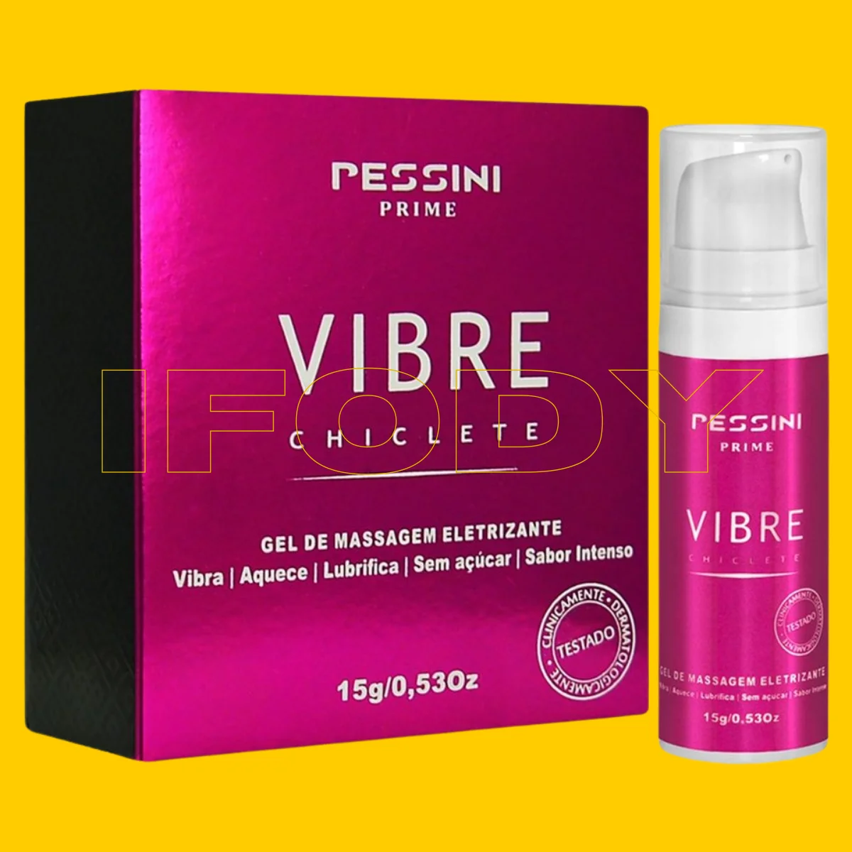 Vibre Vibrador Líquido Beijável 15 g - Pessini Prime