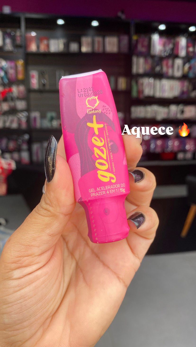 GOZE + ACELERADOR DO PRAZER 4 EM 1 15G SEXY FANTASY