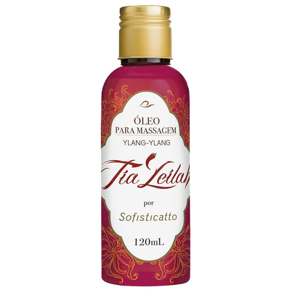 Óleo Para Massagem Tia Leilah Ylang Ylang 120Ml - Sofisticatto — foto 1
