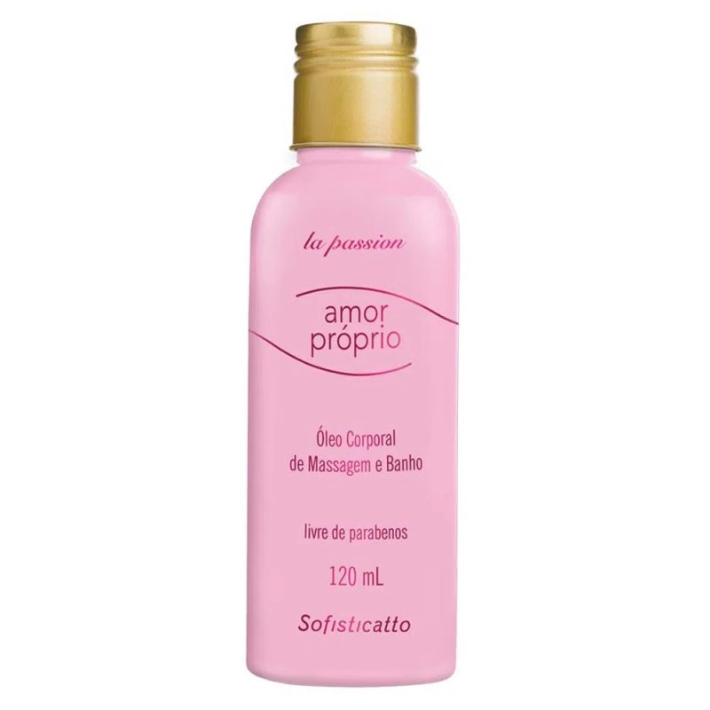 Amor Próprio Óleo Corporal Para Massagem E Banho 120Ml