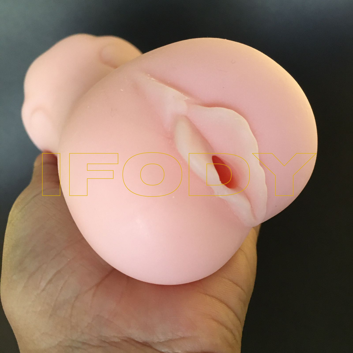 Masturbador MASCULINO EM FORMARO DE VAGINAS DUPLO 18X5CM (6771) — foto 7