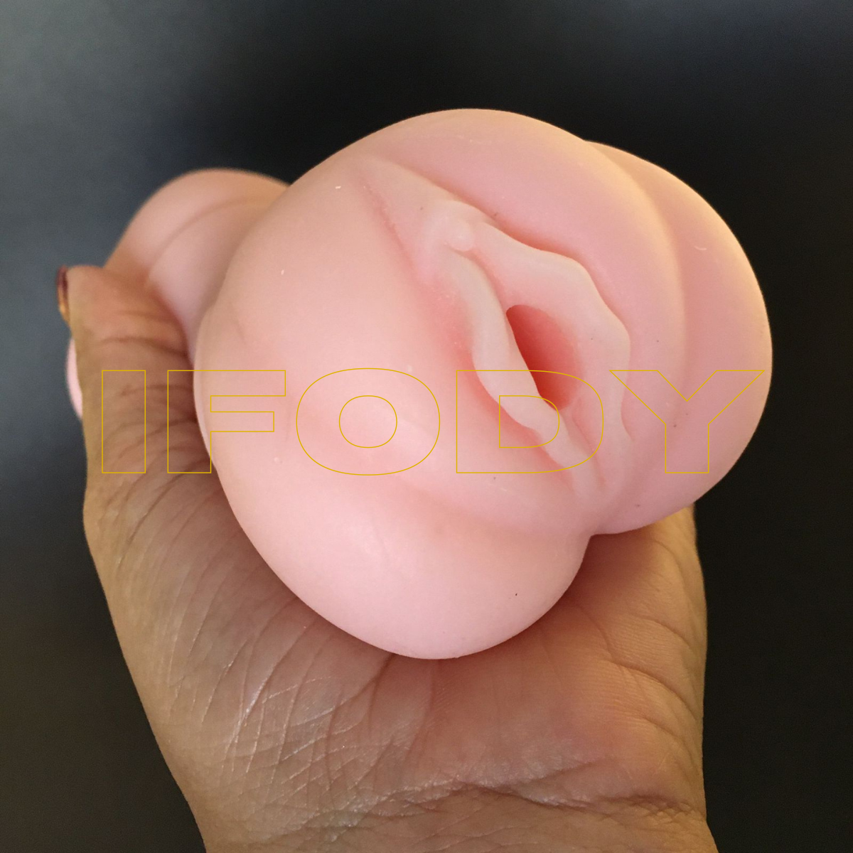 Masturbador MASCULINO EM FORMARO DE VAGINAS DUPLO 18X5CM (6771) — foto 8