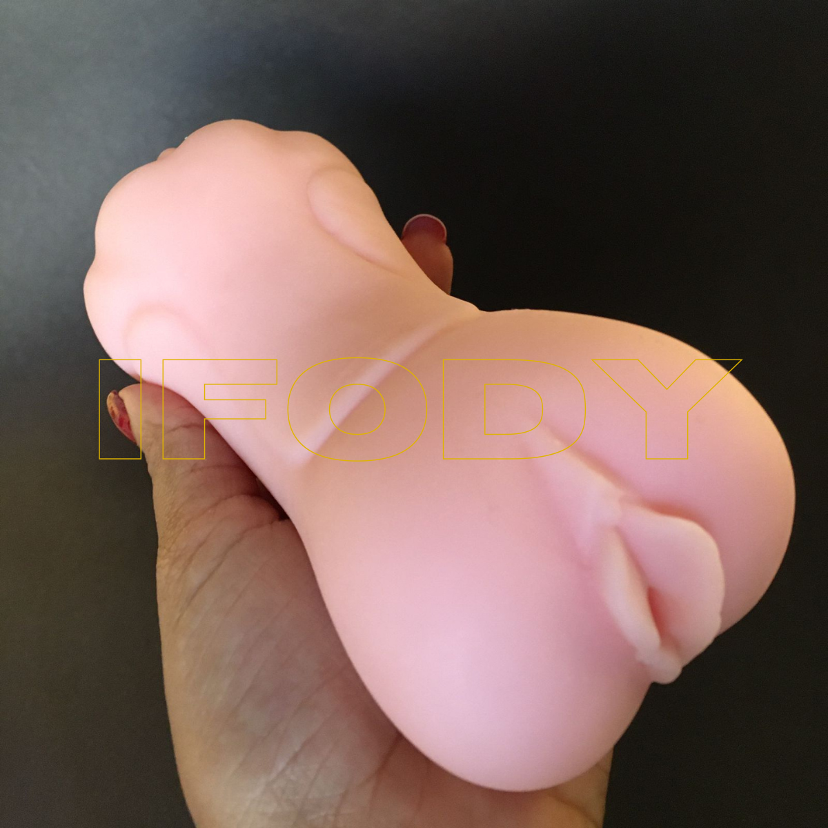 Masturbador MASCULINO EM FORMARO DE VAGINAS DUPLO 18X5CM (6771) — foto 10