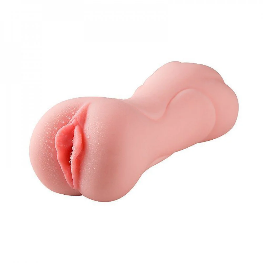 Masturbador MASCULINO EM FORMARO DE VAGINAS DUPLO 18X5CM (6771) — foto 1