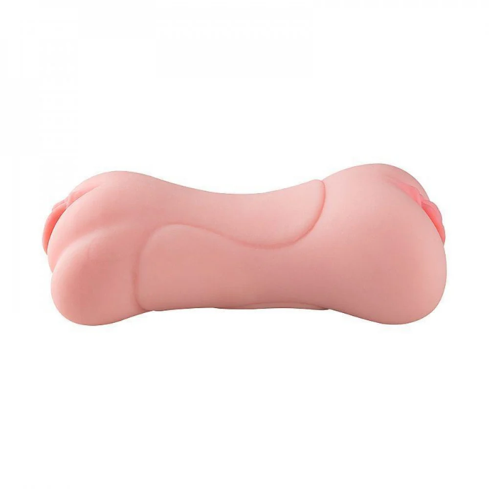 Masturbador MASCULINO EM FORMARO DE VAGINAS DUPLO 18X5CM (6771) — foto 5