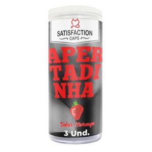 Bolinha Apertadinha Morango ( Adstringente ) 03 Unidades - Satisfaction