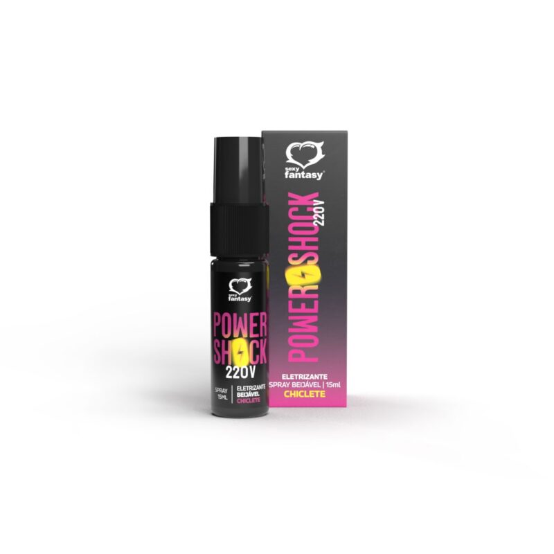 Vibrador Líquido Beijável Power Shock Spray 15 Ml - Sexy Fantasy