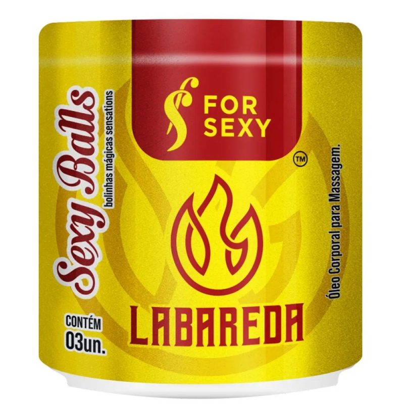 Bolinha Labareda ( Lubrifica, Esquenta )  03 Unidades - For Sexy