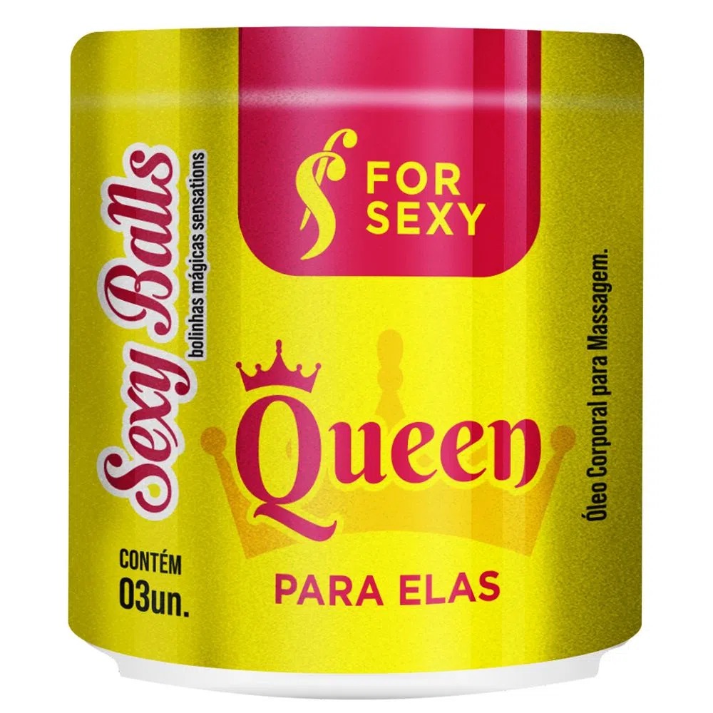 Bolinha Queen ( Vibra, Aquece ) 03 Unidades - For Sexy