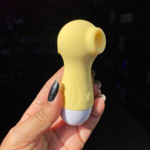 Sussurro Marinho – Estimulador de Clitóris com Pulsação (1061) amarelo