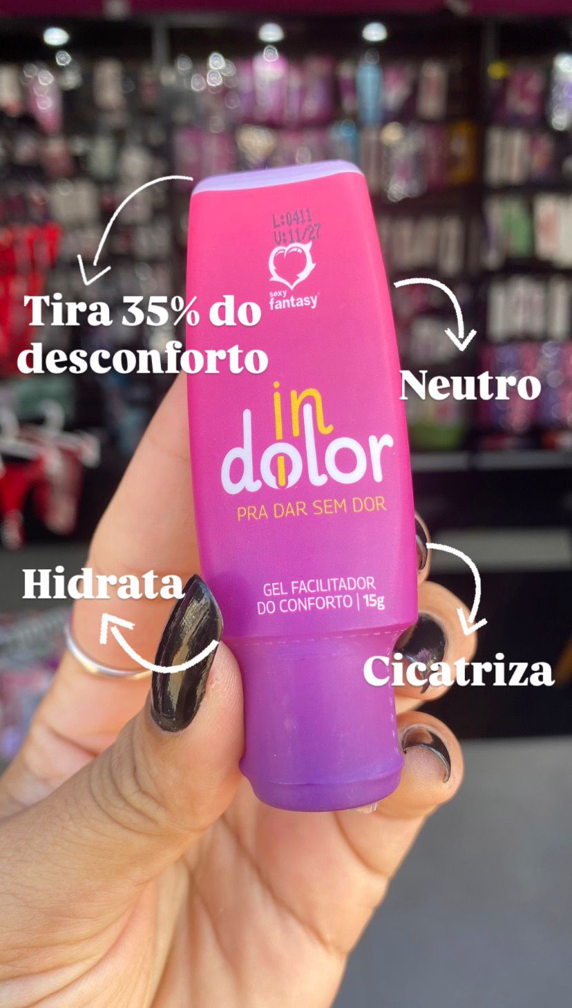 Indolor (Dessensiliza, Lubrifica, Hidrata, Cicatriza) 15G - Sexy Fantasy