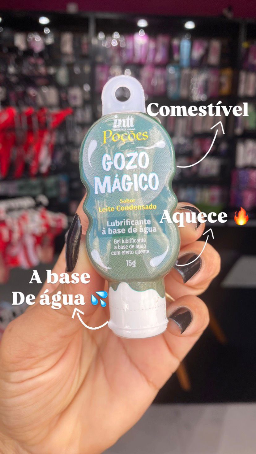 Gozo Mágico Lubrificante  Beijável (esquenta) 15G-  Intt