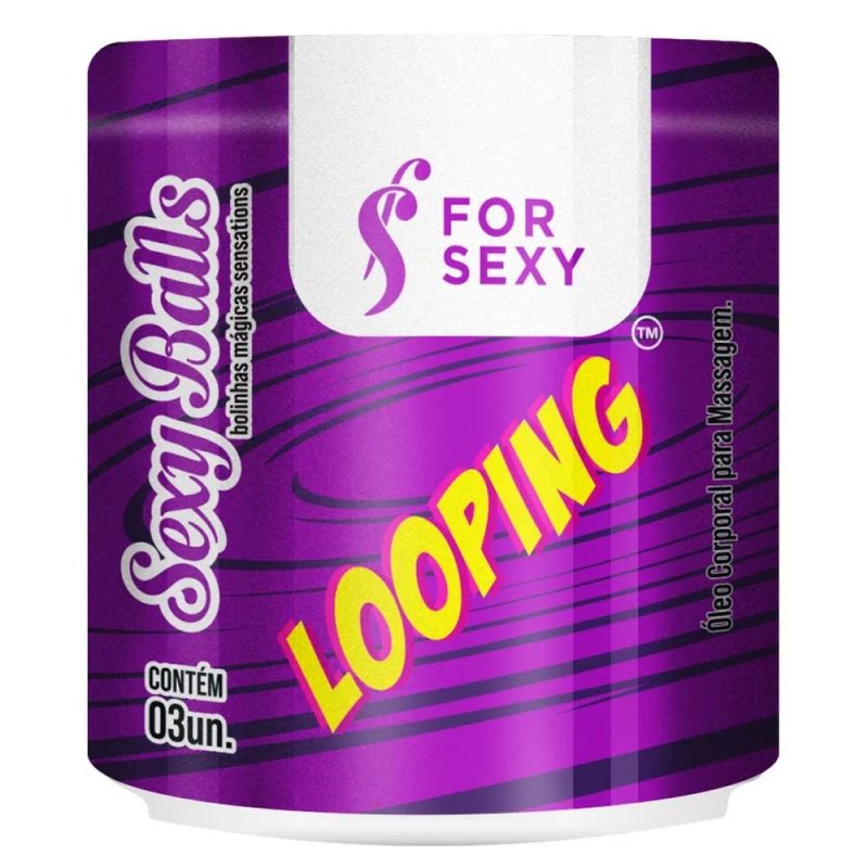 Bolinha Looping ( Esquenta, Esfria, Vibra ) 03 Unidades - For Sexy