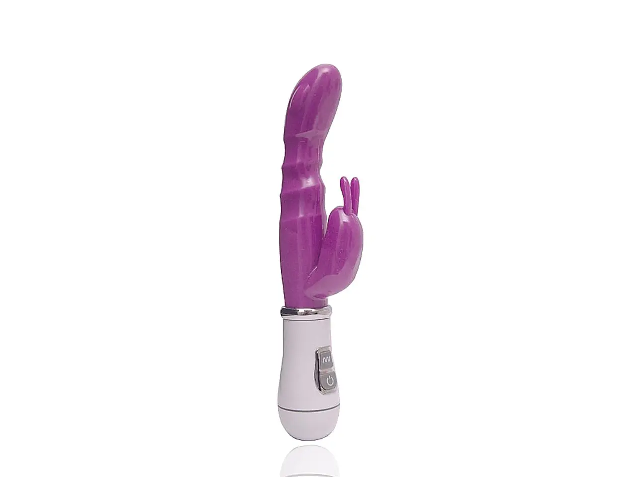 Vibrador Duplo Estimulador do Ponto G e Clitóris com 12 Modos de Vibrações