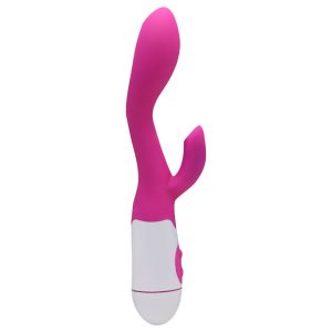 Vibrador Ponto g com estimulo no clitóris 30 vibração - pilha