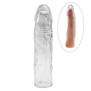 Capa Peniana Com Veias Transparente 15X3X3,3Cm (1067)
