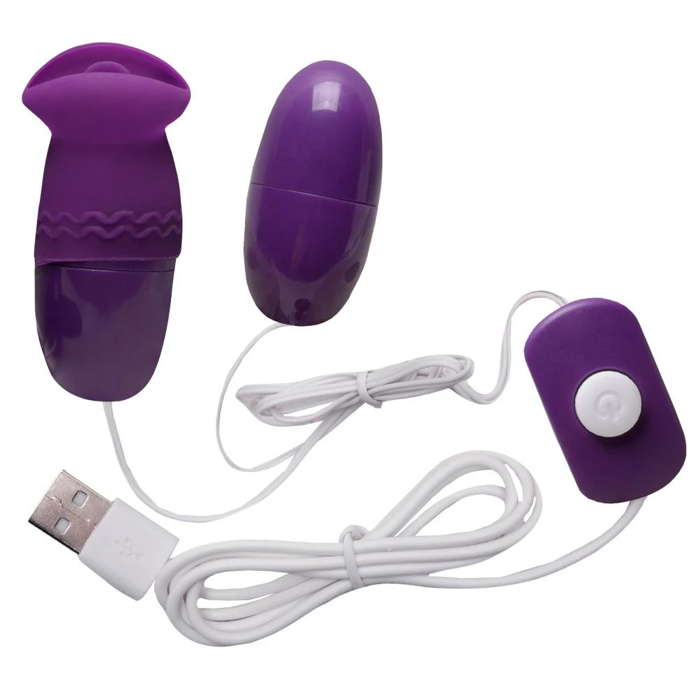 Cápsula Vibrador Com Duplo Estímulo (ov0290 roxo — foto 3