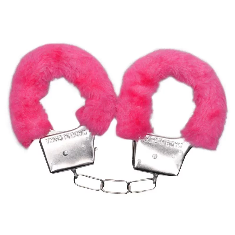 ALGEMA DE METAL COM PELÚCIA - pink