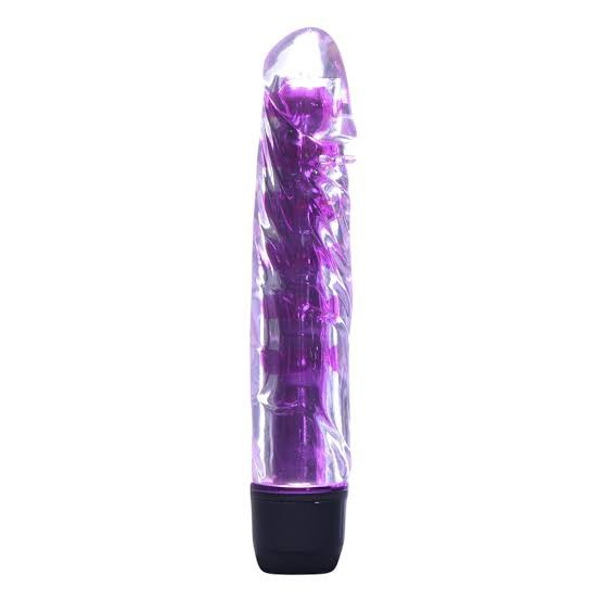 Vibrador Translúcido Com Glande Multivelocidades (1053) rosa — foto 1