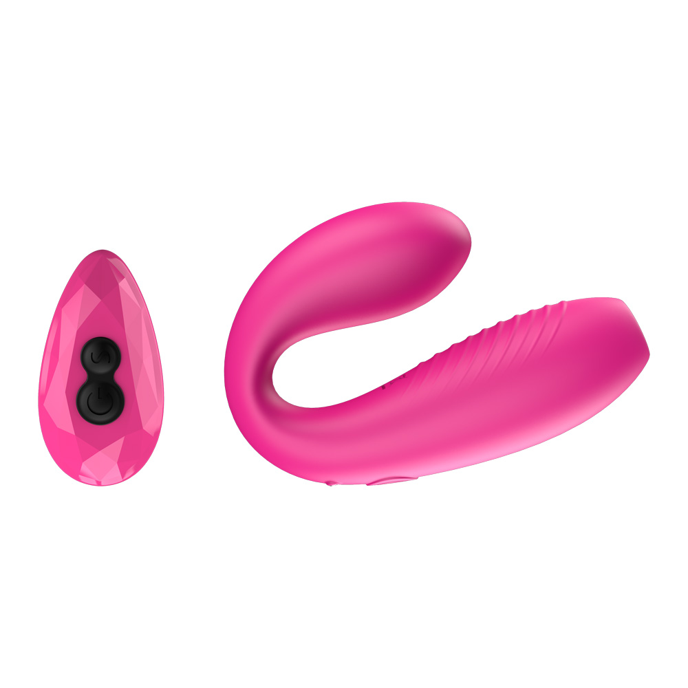 Vibrador de Casal Fléxivel com pulsação e Controle Remoto (DB1934)