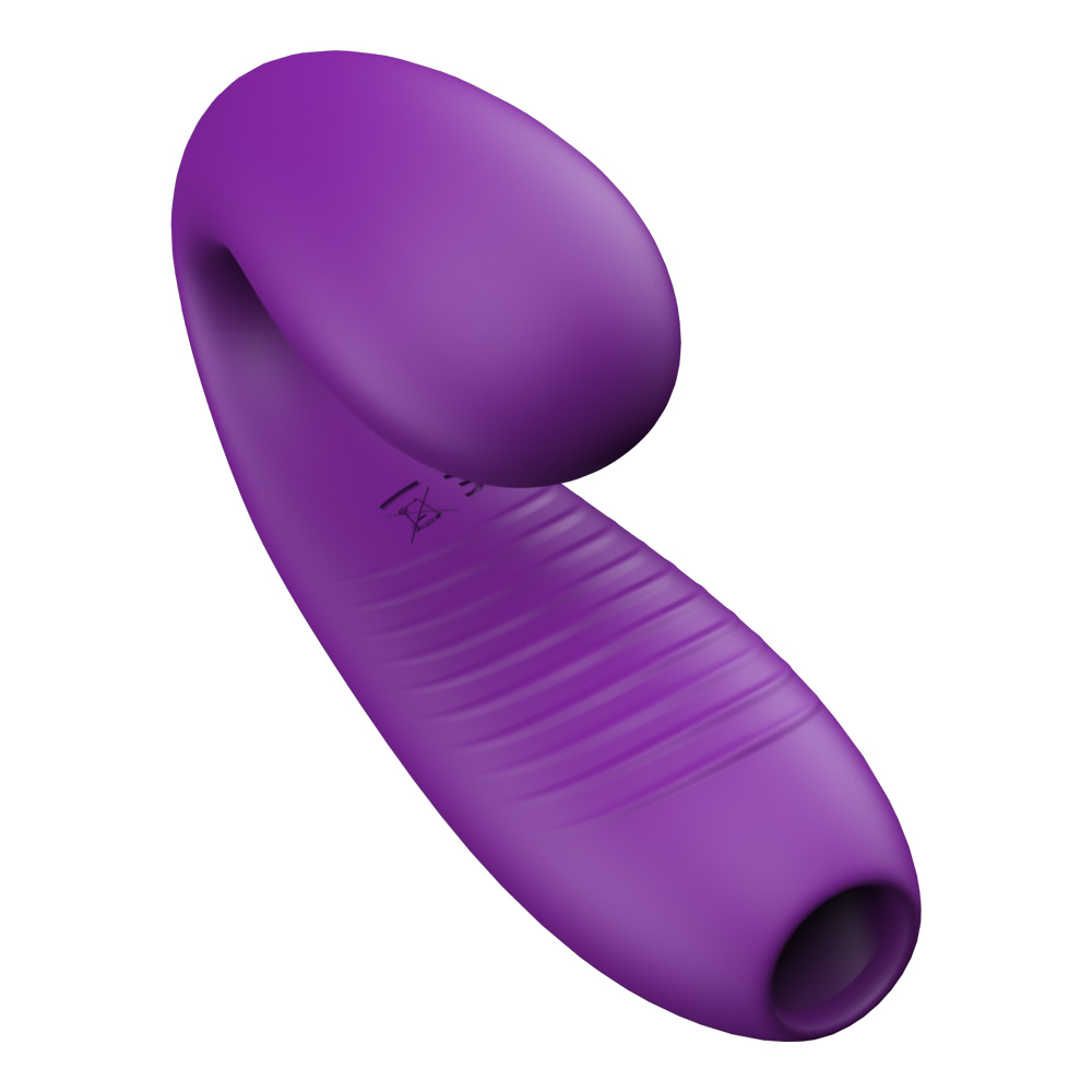 Vibrador de Casal Fléxivel com pulsação e Controle Remoto (DB1934) — foto 2