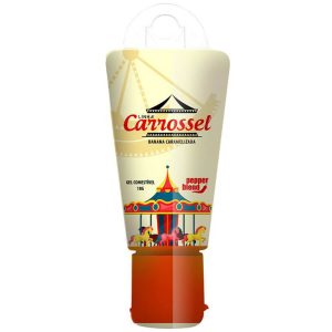 CARROSSEL GEL COMESTÍVEL PARA SEXO ORAL Banana Caramelizada 18G PEPPER BLEND