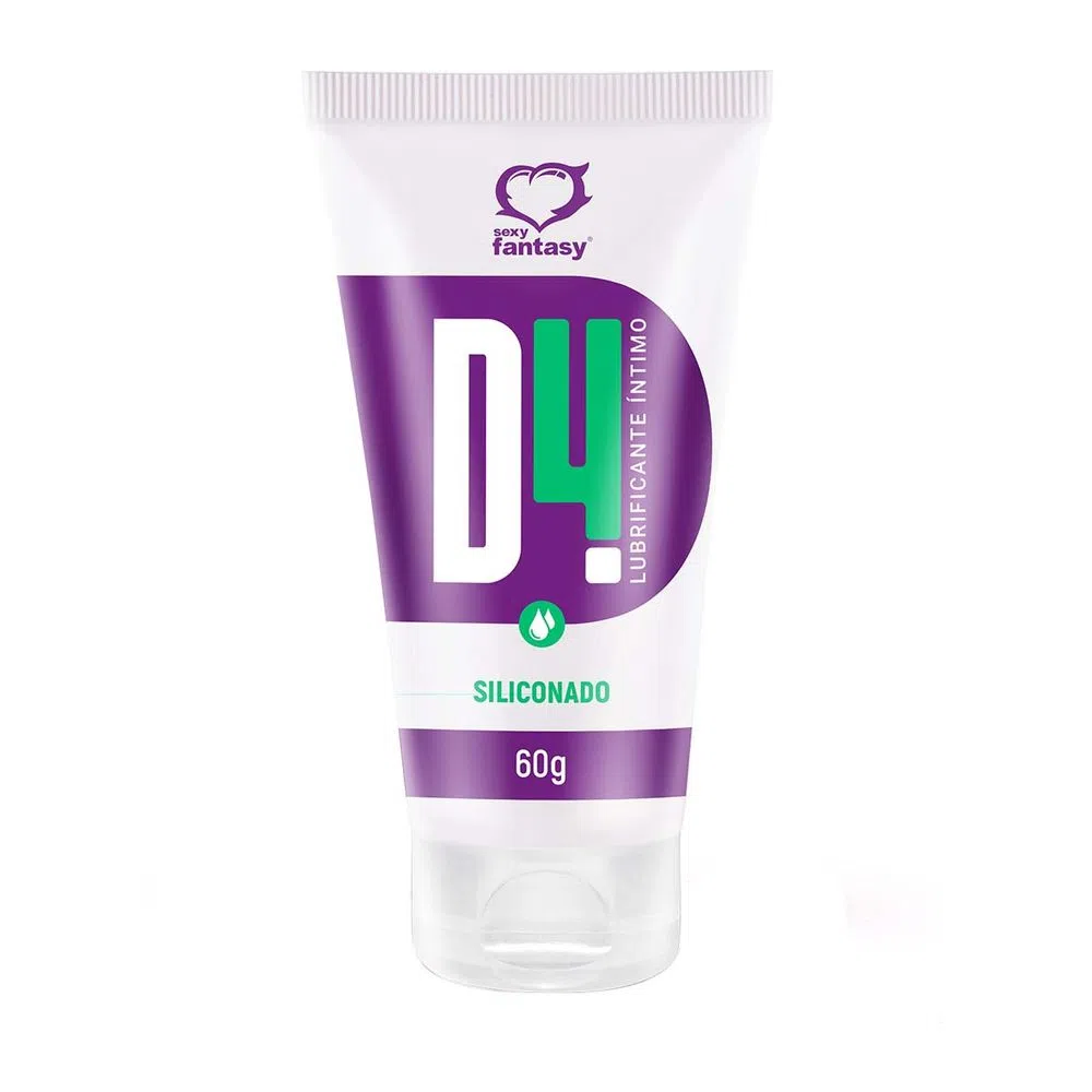 D4 LUBRIFICANTE ÍNTIMO SILICONADO 60G SEXY FANTASY — comprar com embalagem discreta na iFody