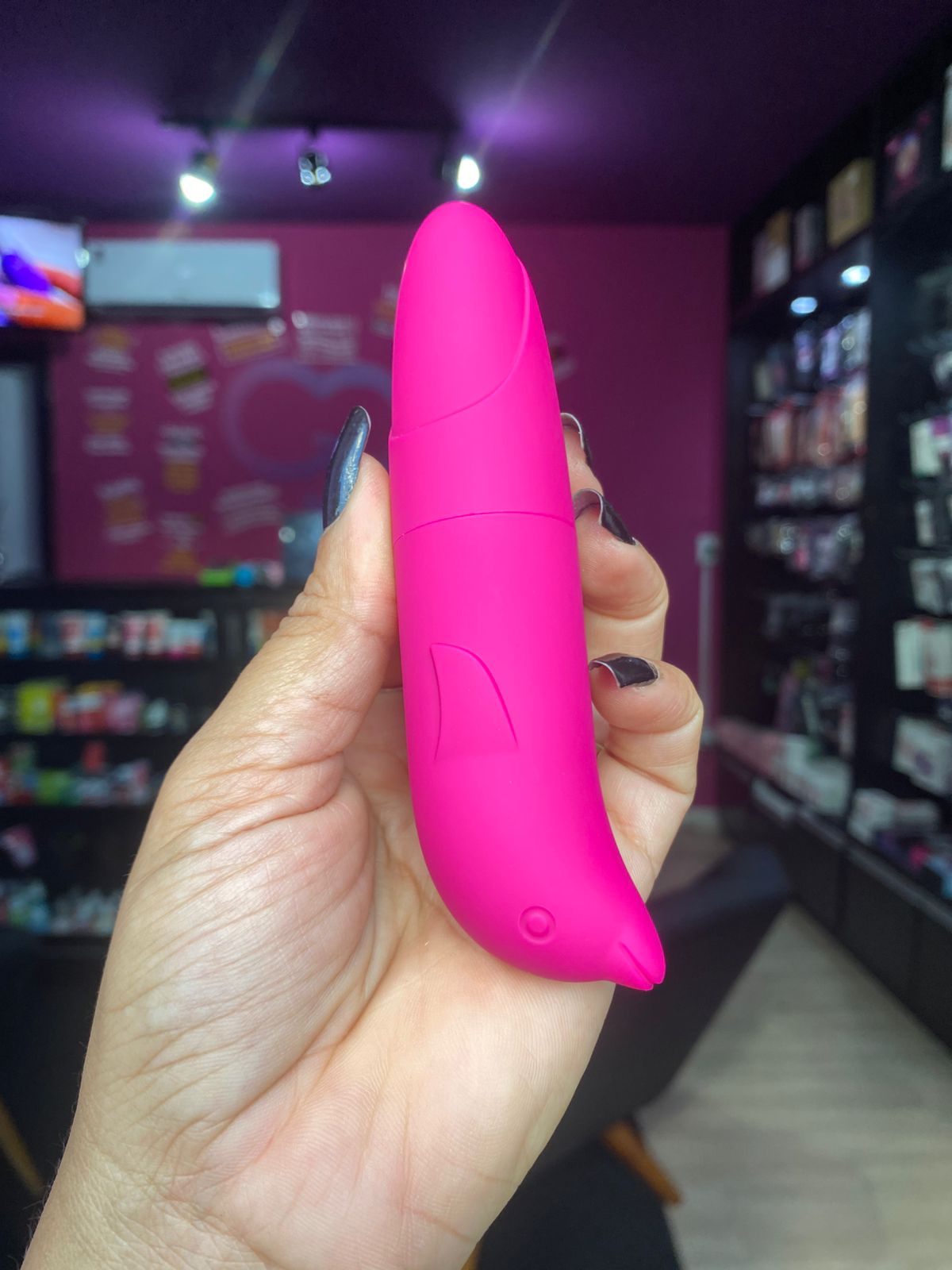 Gregori -V1BR4D0R PONTO G GOLFINHO AVELUDADO 01 intensidade – pilha