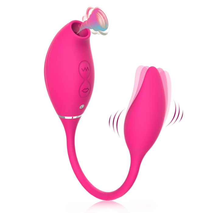 Vibrador em Formato de Flor C/ Vibração e Pulsação