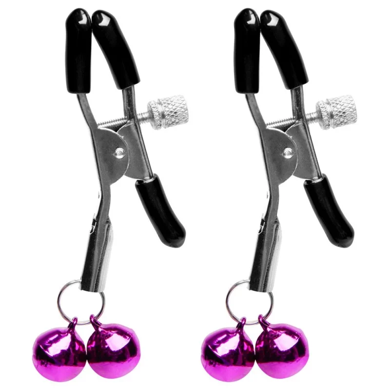 GRAMPOS PARA MAMILOS COM GUIZO (8304) ROXO