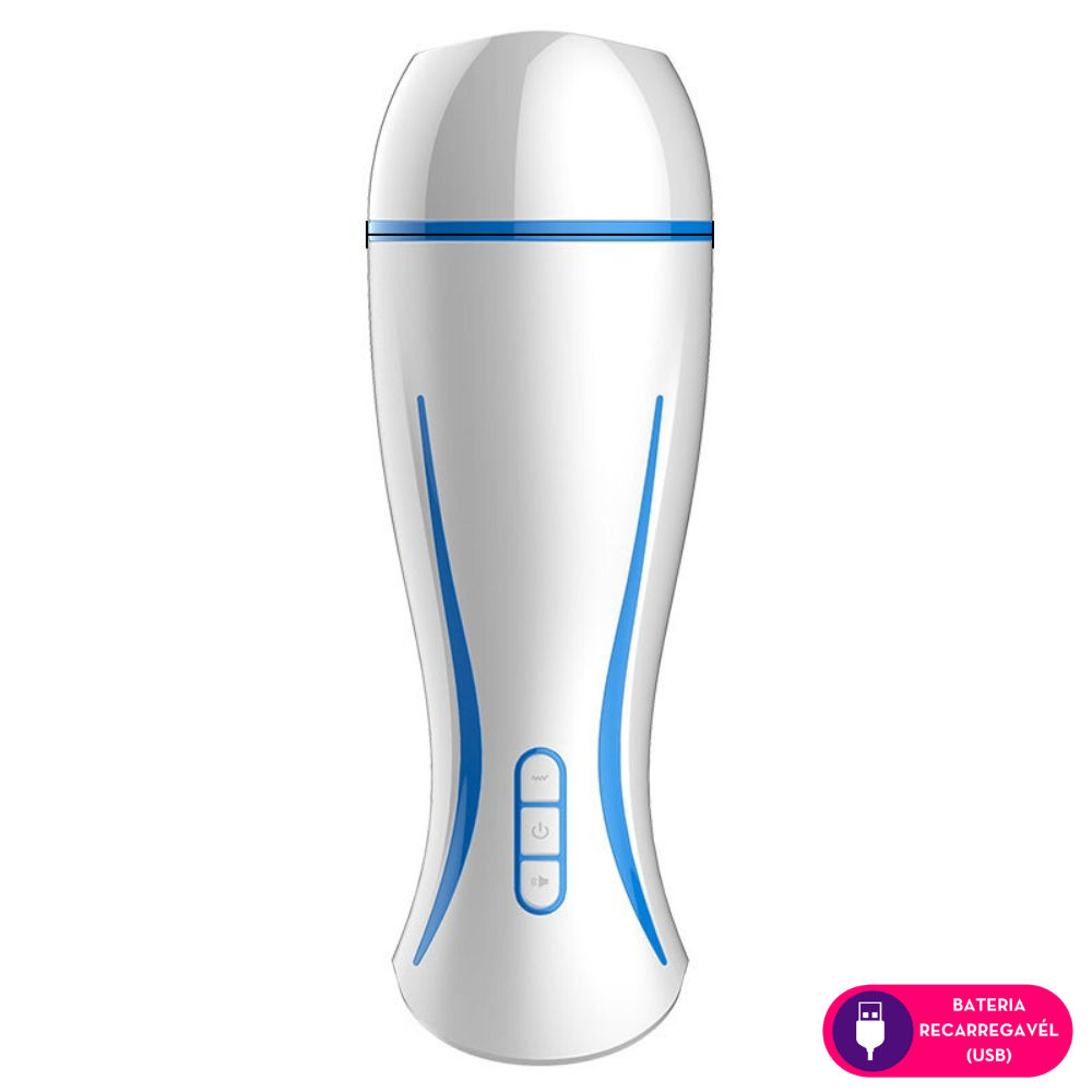 Masturbador Masculino Torpedo com Vibro e Sons de Gemido - iDesire
